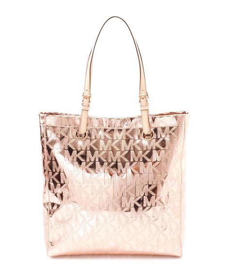 michael kors tasche rosegold glitzer|Women's Rose Gold Designer Handbags .